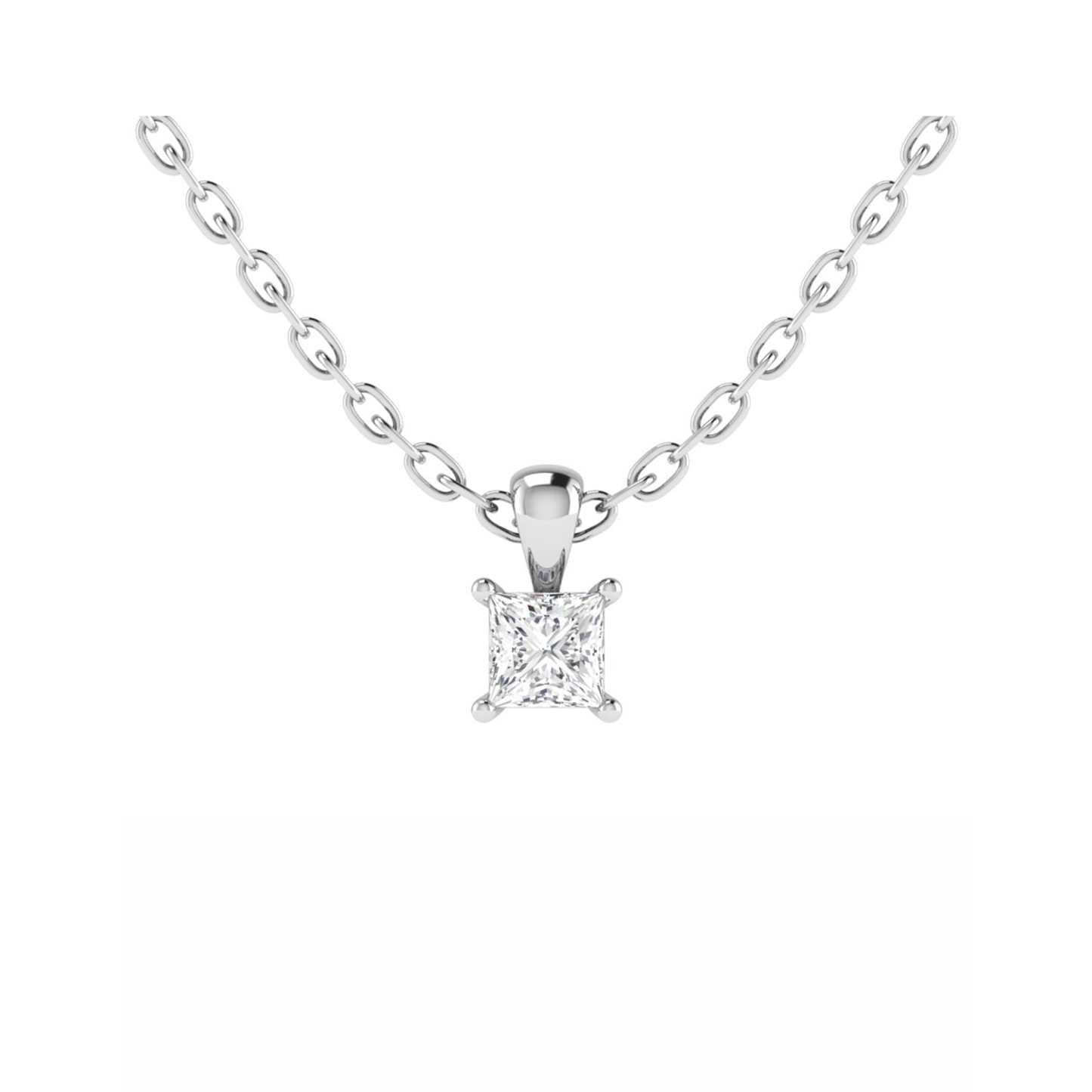 18CT Amazing Cool Necklaces for Girls Mt PC 6.0mm 0.94gm