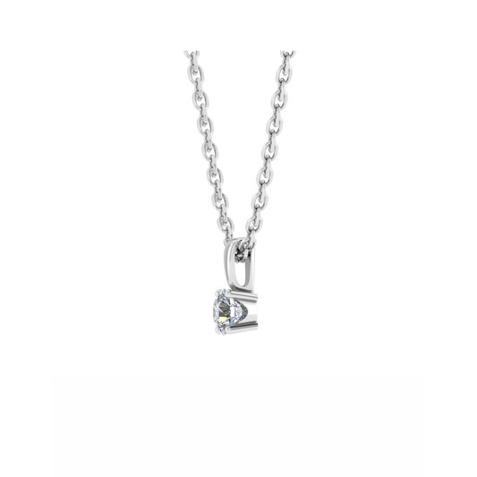 18CT Plain Beautifully Broken Necklace Mt RD 5.5mm 0.55gm