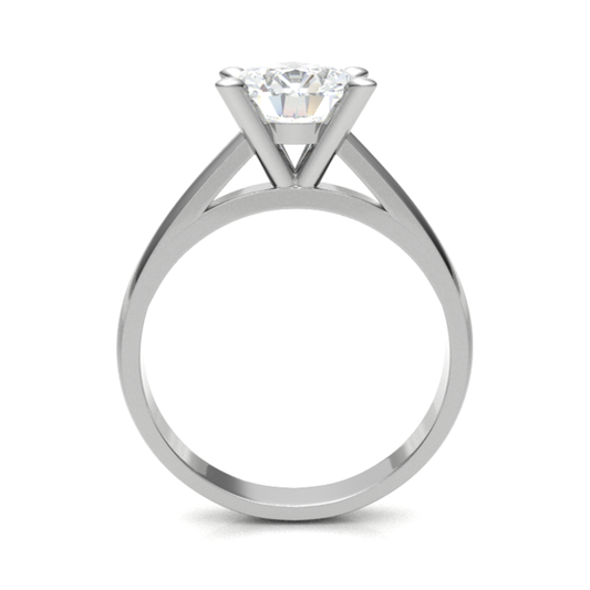 trillion-cut diamond ring 18CT