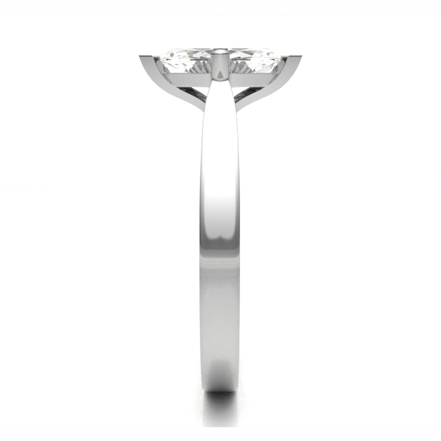 White gold Diamond Solitaire Ring